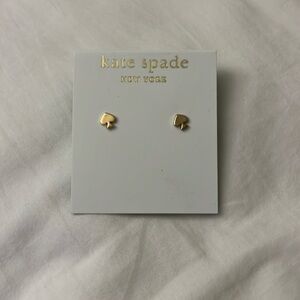 Brand New Kate Spade mini spade earrings in 14k Gold Fill